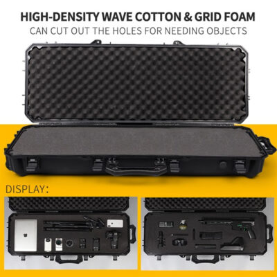 Alternative view of WST Tactical Rifle case, Cubed foam, 1090x410mm