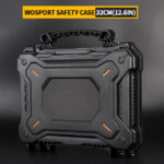 WST Pistol Transport Case (PnP), 32 × 25 × 8 cm – Black