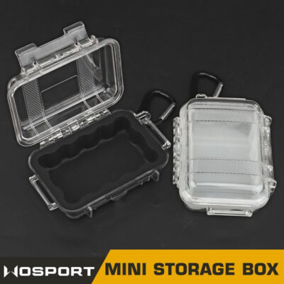 Alternative view of WST Mini Storage box with drawstring 14,5 x 10 x 5 cm - Clear