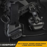 WST AMP TYPE Gen5 Tactical Active Headset – Black - obrazek 3