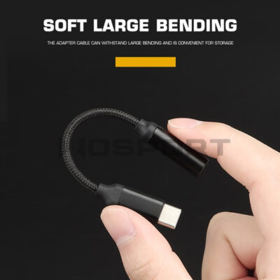 Alternative view of 12cm USB-C Audio adapter cable 3.5mm Headphone adapter