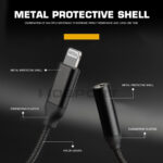 WST Lightning Adapter for 3.5mm Audio Jack – Black - obrazek 2