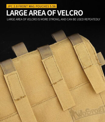 JPC vest 2.0 front accessory package 5.56 triple package - Grey - obrazek 4