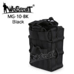 WST MOLLE DOUBLE BAG Pouch for 2 Rifle Magazines – Black
