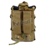 WST MOLLE DOUBLE BAG Pouch for 2 Rifle Magazines – Tan - obrazek 2