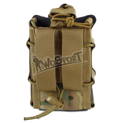 Alternative view of MOLLE Open Double M4 magazine storage bag/Pouch - TAN