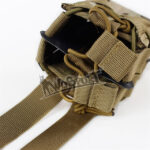WST MOLLE DOUBLE BAG Pouch for 2 Rifle Magazines – Tan - obrazek 3