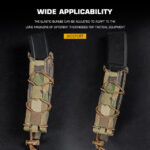 WST TIGER Type SMG Magazine MOLLE Pouch – Coyote - obrazek 3