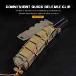 WST TIGER Type SMG Magazine MOLLE Pouch – Coyote - obrazek 4