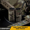 FAST Type Double 9mm Magazine Pouch - Coyote OD-A-WOSP158-COY asgbox.pl