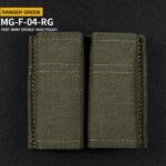 WST FAST Type 9mm Pistol Magazine MOLLE Double Pouch – Ranger Green
