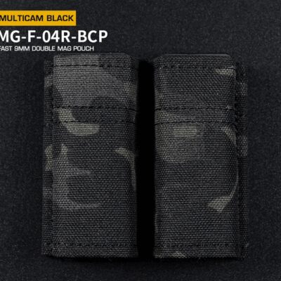 FAST Type Double 9mm Magazine Pouch - MC Black