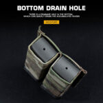 WST FAST Type 9mm Pistol Magazine MOLLE Double Pouch – MC - obrazek 3