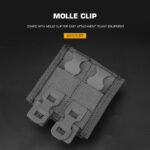 WST FAST Type 5.56 (M4) Magazine MOLLE Pouch, Short – MC Black - obrazek 2