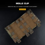 WST FAST Type 5.56 (M4) Triple Magazine MOLLE Pouch – Black - obrazek 2