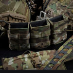 WST FAST Type 5.56 (M4) Triple Magazine MOLLE Pouch – Black - obrazek 4