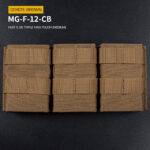 WST FAST Type 5.56 (M4) Triple Magazine MOLLE Pouch – Coyote