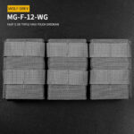 WST FAST Type 5.56 (M4) Triple Magazine MOLLE Pouch – Grey