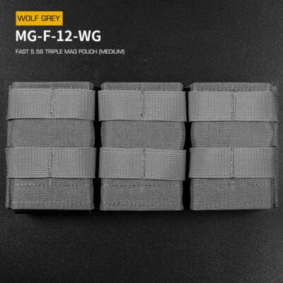 FAST Type Triple 5.56 Magazine Pouch  (Medium) - Grey