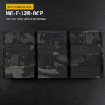 WST FAST Type 5.56 (M4) Triple Magazine MOLLE Pouch – MC Black