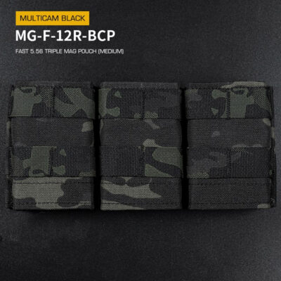 FAST Type Triple 5.56 Magazine Pouch  (Medium) - MC Black