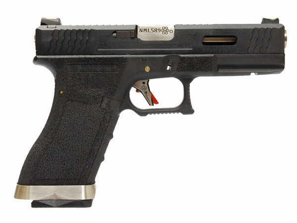 WE GBB Gas Pistol R17 Gen4 T5 Custom - Black OD-A-WE00259 asgbox.pl WE GBB Gas Pistol R17 Gen4 T5 Custom - Black