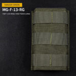 WST FAST Type 5.56 (M4) Magazine MOLLE Pouch, Long – Ranger Green