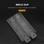 WST FAST Type 5.56 (M4) Magazine MOLLE Pouch, Long – Grey - obrazek 2