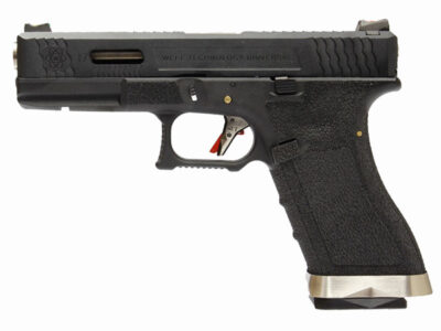 WE GBB Gas Pistol R17 Gen4 T5 Custom - Black - obrazek 2