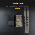 WST FAST Type 5.56 (M4) Magazine MOLLE Pouch, Long – MC Black - obrazek 3