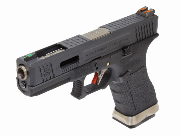 WE GBB Gas Pistol R17 Gen4 T5 Custom - Black OD-A-WE00259 asgbox.pl WE GBB Gas Pistol R17 Gen4 T5 Custom - Black - obrazek 4