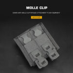 WST FAST Type 7.62 (DMR) Magazine MOLLE Pouch – MC Black - obrazek 2