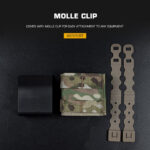 WST FAST Type 7.62 (DMR) Magazine MOLLE Pouch – MC Black - obrazek 3