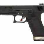 WE R8 GBB T5 Custom V4 Gas Blowback Pistol – Black