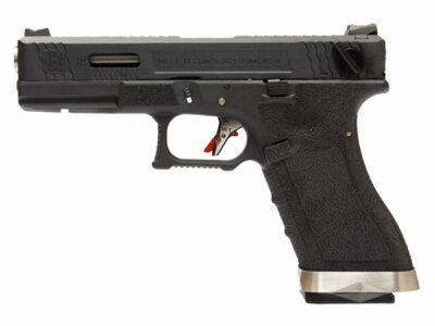 WE GBB Gas Pistol R18C Gen4 T5 Custom - Black - obrazek 2