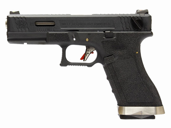 WE GBB Gas Pistol R18C Gen4 T5 Custom - Black WE00260 asgbox.pl WE GBB Gas Pistol R18C Gen4 T5 Custom - Black - obrazek 2