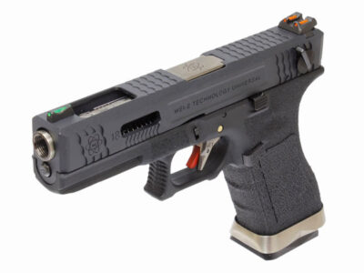 WE GBB Gas Pistol R18C Gen4 T5 Custom - Black - obrazek 4
