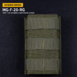 WST FAST Type 7.62 (AK) Magazine MOLLE Pouch, Long – Ranger Green