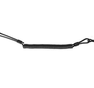 Cable (spiral) Security weapons to BLACK