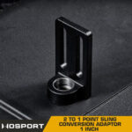 WST Double Point to Single Point Sling QD Adapter – Black - obrazek 3