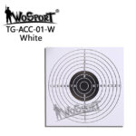 WST Set of 100 Pcs Training Target Sheets 140 × 140 mm – White