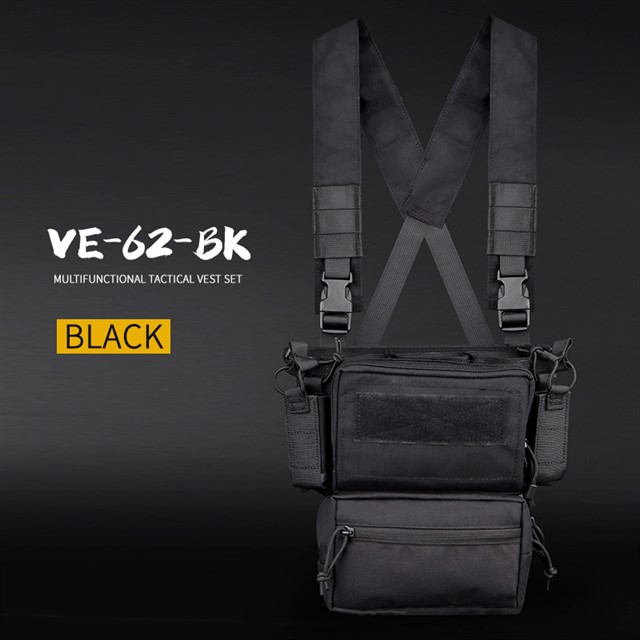 WST Tactical Chest Rig D3-TMVS - Black OD-A-WOSP170-BK asgbox.pl WST Tactical Chest Rig D3-TMVS - Black