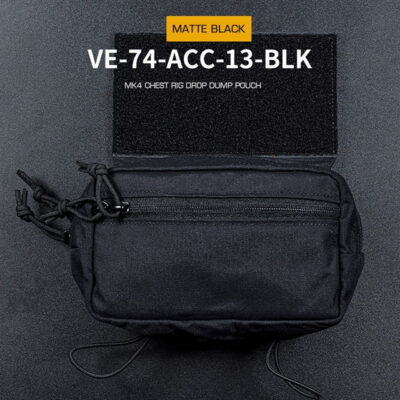 MK4 Chest Rig Drop Dump Pouch - Black