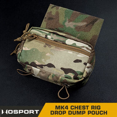 Alternative view of MK4 Chest Rig Drop Dump Pouch - Black