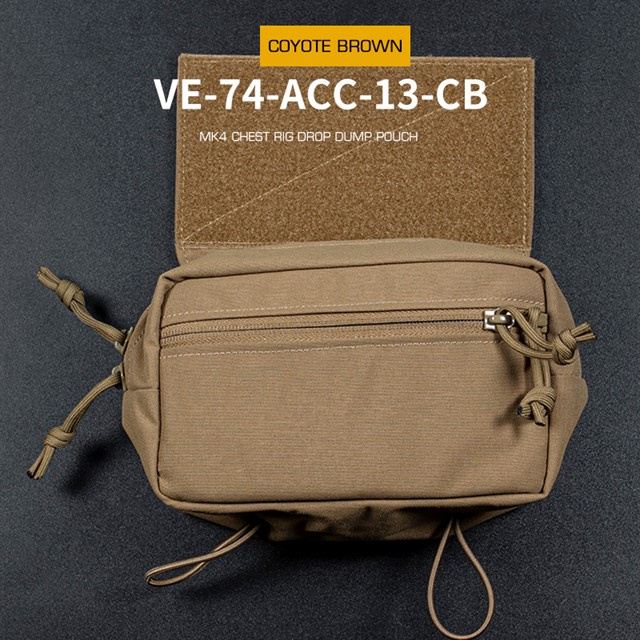 MK4 Chest Rig Drop Dump Pouch - Coyote OD-A-WOSP173-COY asgbox.pl MK4 Chest Rig Drop Dump Pouch - Coyote