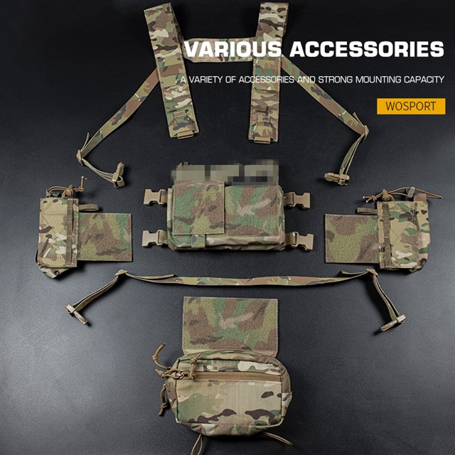 WST Tactical Micro Chest Rig MK4 - MC Black OD-A-WOSP174-BMC asgbox.pl WST Tactical Micro Chest Rig MK4 - MC Black - obrazek 2