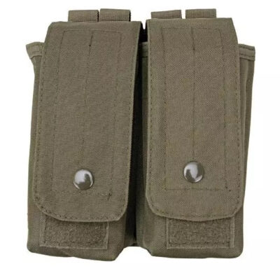 Alternative view of Double magazine pouch for the AK type magazines – OLIVE
