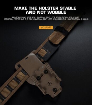 WST SPECIAL COMBAT MOLLE Tactical Belt – Coyote - obrazek 5