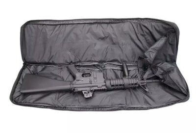 Twin assault rifle carrying bag - 65 and 96cm - Black - obrazek 4