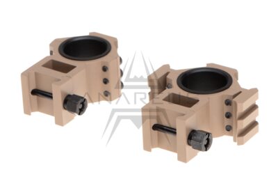 Tri-Side Rail 25.4mm / 30mm Mount Rings - Desert - obrazek 3